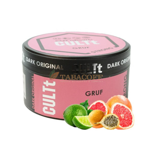 Тютюн для кальяну CULTt Strong DS43 Gruf (Маракуя, Лайм, Грейпфрут) 100 гр